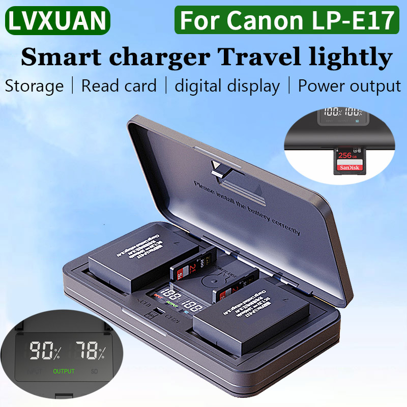 Canon Camera Eos R8 - LVXUAN LP-E17 Caricabatteria, Per Canon EOS
