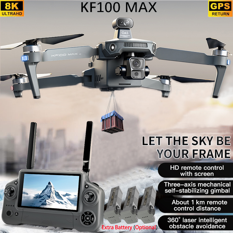 KF100 MAX GPS Drone 4K Fotocam - Drone Camera 4K recensione e prezzo